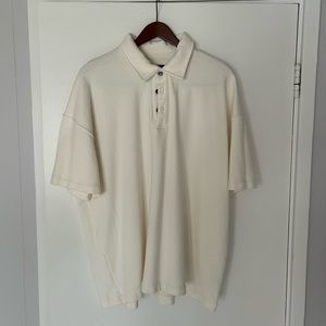 All Saints Easton oversize men’s polo